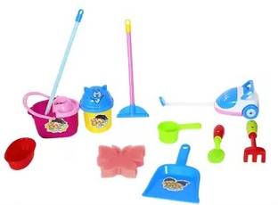 M S.Toys Doll Cleaning Set DollAccessories House Hold Cleaning Tool set Cleaning for.Kids