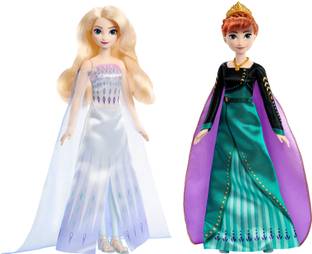 डिज़्नी फ्रोज़न Anna & Elsa Fashion Dolls with Signature Queen Looks