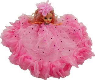 Johnnie Boy Fashion Doll In Beautiful Net Dress And Movable Arms ( baby pink )