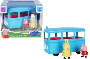 Peppa Pig Peppa's School Bus with Sound Effects, Preschool Toys for Unisex Aged 3+