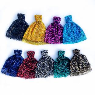 mini gifts Doll Dresses for Dolls New Star Design Dress (Pack of 9)