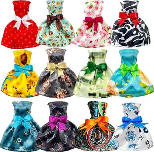 mini gifts - Doll Dresses Set for Girls, Bow Design Doll Dresses (Pack of 12)