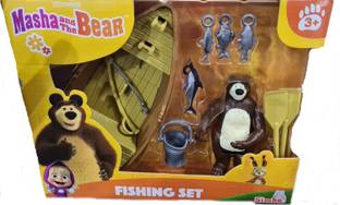SIMBA Masha and The Bear Mini Fishing Boat Set