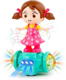 mega shine Musical Dancing Girl Doll Activity Play Center Toy