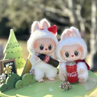 PAPLAJ ENTERPRISES Labubu x Coca Cola Designer Toy Premium Vinyl Collectible Doll