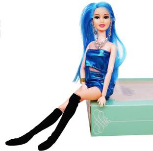 KHYALI Fashionable Beautiful Elegant Doll with Movable Joints for Girls (Pack of 1)|439