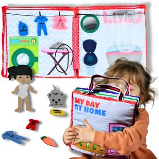 Seraphina Quiet Busy Book My First Doll House Ideal Toy For Girls 40 Engaging Activities