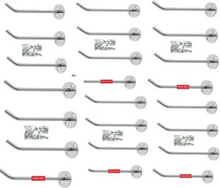 Anee-Kee 4 Inch 25 nos Small size Display Hook Wall Mount Hooks For Shop Retail display Door Hanger