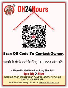 Open Help 24 Hours India's First, Smart Home Safety Door Tag - Helpful For Every Home Owner Door Hanger