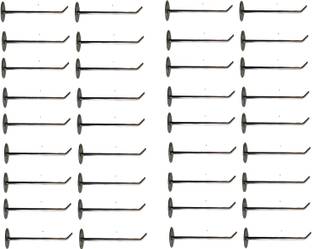 Q1 Beads 36 Pcs 12" inch Stainless Steel Wall Display Hook Hanger for Shop,Showroom Door Hanger