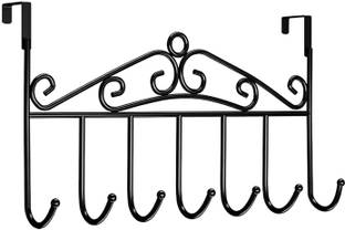 SUNHET Door Hanging Rack Multipurpose for Clothes Towels Coat Bag Durable & Lightweight Door Hanger