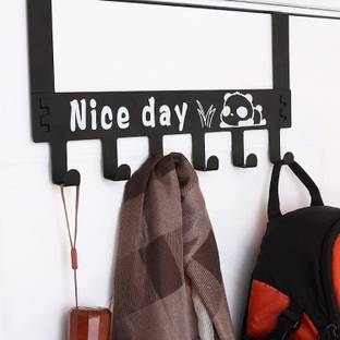 Vaisag House Over Door Hanger for Clothes, Drill Free Door Hanging Hooks for umbrella etc. Door Hanger