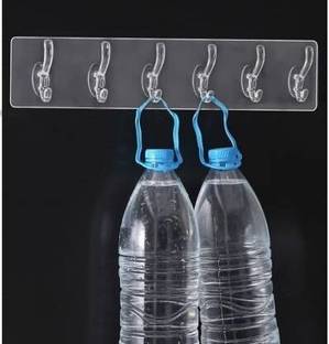 VARNIRAJ IMPORT & EXPORT 6 Wall hook Sticker Door Hanger