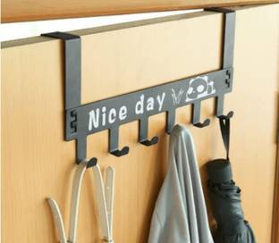 Ennometrics Multifunctional Over Door Hanging Hook | Door Hooks for Clothes Without Drilling Door Hanger