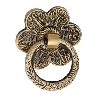 decora dora Designer Antique Brass Door Knocker (Antique Brass)(Pack Of 1) Brass Door Knocker