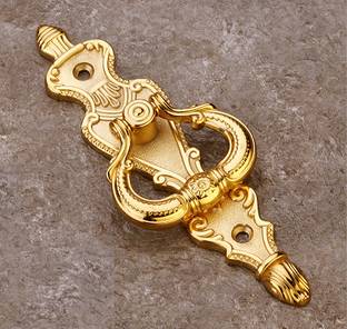 Antiqued CK Gold Plated Door Knocker