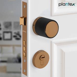 Plantex Brass, Zinc Alloy Glossy Door knobs