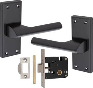 QORP LOCKS Stainless Steel, Aluminium Glossy Handlesets