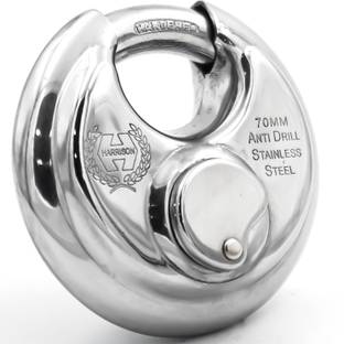 HARRISONLOCK Padlock 70mm 12 Pin With 3 Computerised Key SUPER-STAR-0495/ Mild Steel Material Padlock