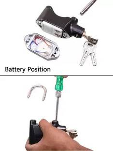 PreciousPearl Steel, Iron Metallic Smart Lock