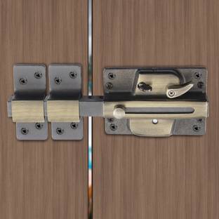 Kunal Gold Brass, Iron, Zinc Alloy Matte Deadbolts