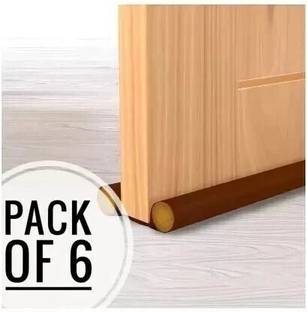 Santram Enterprises Door Stoppers | Seal | Closers |Bottom| (Pack of 6, 39 INCH) Strip Guard Floor Mounted Door Stopper