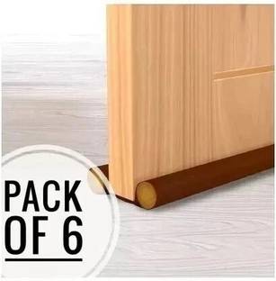 Santram Enterprises Door Stoppers | Seal | Closers |Bottom| (Pack of 6, 39 INCH) Strip Guard Floor Mounted Door Stopper