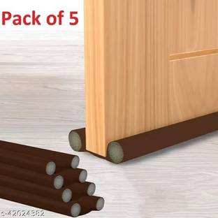 santram (Pack of 5) 36 inch Door Seal Twin Draught Draft Guard Door Closer Bottom Durable Floor Mounted Door Sealing Strip Guard Floor Mounted Door Stopper