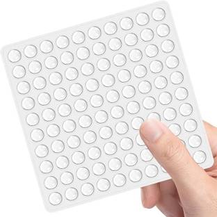 NIRMATSARY 100pcs Self Adhesive Sound Dampening Clear Bumper Soft Door Pad Noise Dampening Buffer Pads Protection Drawer Wooden Floor Door Mounted Door Stopper