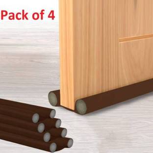 Megical PACK OF 4(36 INCH) Bottom Sealing Strip Guard for Home Twin Under Door Cover Gap Sealer - Stops Light/Dust/Cool-Hot Air Escape Sound-Proof Reduce Noise Floor Mounted Door Stopper
