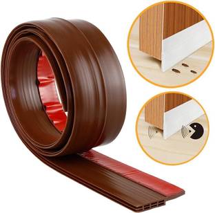BAHUNAMI Silicone Door Draft Stopper BROWNTAPE Floor Mounted Door Stopper