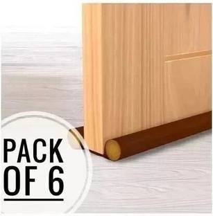 Santram Enterprises Door Stoppers | Seal | Closers |Bottom| (Pack of 6, 39 INCH) Durable Floor Mounted Door Sealing Strip Guard Floor Mounted Door Stopper