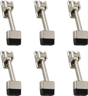 Link Buy 5 Hefty Door Stopper 5" for Doors Satin and (Get 1 Door Stopper Free) Door Mounted Door Stopper