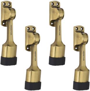 Metal Growers 4 Pack, 5 inch Aluminium Door Stopper | Antique Finish | Kickdown door stopper DS-101-BA-104 Door Mounted Door Stopper