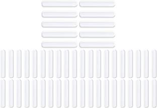 HEXONIQ 6.3 cm Cabinet Door Rubber Furniture Bumper Strip, Adhesive Glass Table Non Slip Pad Stopper, Noise Dampening Bumper Pad for Drawers, Furnitures Protection Door Mounted Door Stopper
