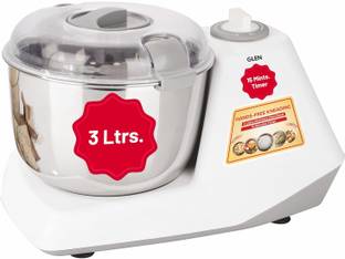Glen Automatic Electric Atta Kneader, Dough Kneader Mixer Machine SA3032DM Stainless Steel Automatic Dough Maker