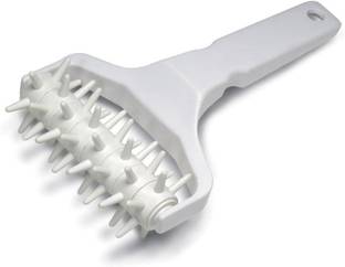 Jamboree Pizza Dough Docker, Pizza Roller with Spikes, Pizza Oven Accessories PP (Polypropylene) Continuous Dough Maker