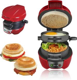 VALAJOGI Electric Nonstick Griddle For Pancakes,Cookies,Burger,Breakfast Sandwich Making Stainless Steel Automatic Dough Maker