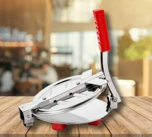 FRESHY ENTERPRISE PURI PRESS MAKER CHAPATI , ROTI,PAPAD AND MORE Stainless Steel Size Batch Dough Maker