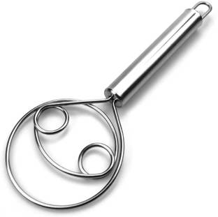 wertyu Atta Maker Hand Machine Mixer with Hanging Hole Durable Time-Saving Stainless Steel Detachable Dough Maker