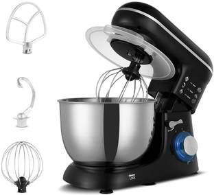 Kent Stand Mixer 1300W ideal To Whisk Mix&Knead 5L Bowl 6 SpeedSetting&PulseFunction Stainless Steel Continuous Dough Maker