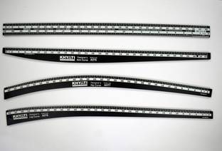 prabhas designs Fashion Designing Tailoring Scales 60 cm Straight Ruler Arm Hip Leg curve Drafting Kit