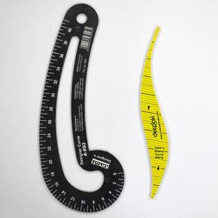 prabhas designs 40 cm Big French curve and armhole, sleeve combo Drafting Kit