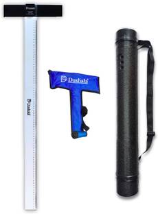 DUSHALA T square (80 cm) and Premium sheet holder box for Architect drawing Drafting Kit