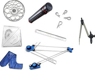 APAX Engineering Combo of Mini Drafter With Cover| Sheet Box |3 In 1 Compass Etc Drafting Kit