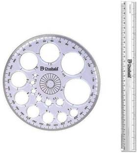 DUSHALA Pro circle, Long scale (30 cm) for Engineering drawing / Professional Drafting Kit