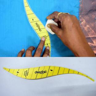 prabhas designs Arm Hole Curve Sleeve cutting pattern Drafting Kit