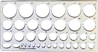 DUSHALA Circle Master / Circle Template for Engineering drawing Drafting Kit