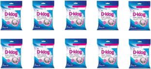 D-Klog Drain Cleaner/Opener Clears Clogged Drain Pipes - Kills germs Powder Drain Opener