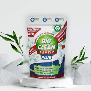 Bioclean Septic 10X Power Septic Tank Cleaner & Odour Remover for Severe Problems Powder Powder Drain Opener